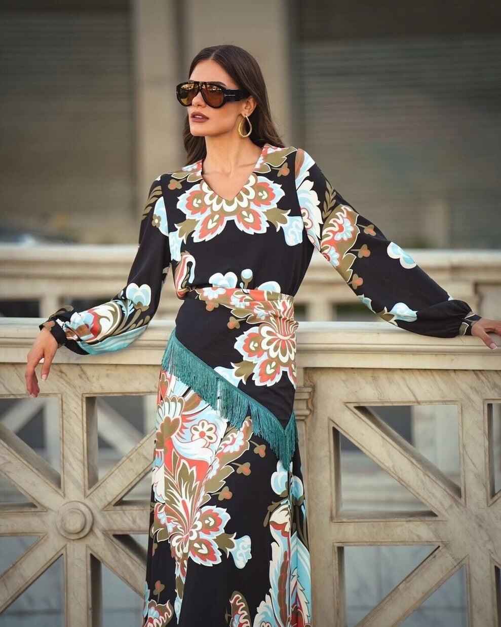 OLIVIA LONG DRESS - Vesta Donna