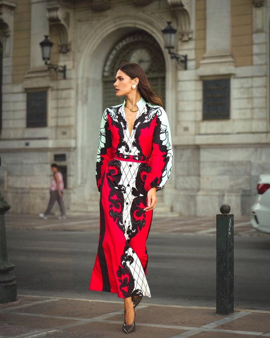 EXTRAVAGANT LONG DRESS - Vesta Donna