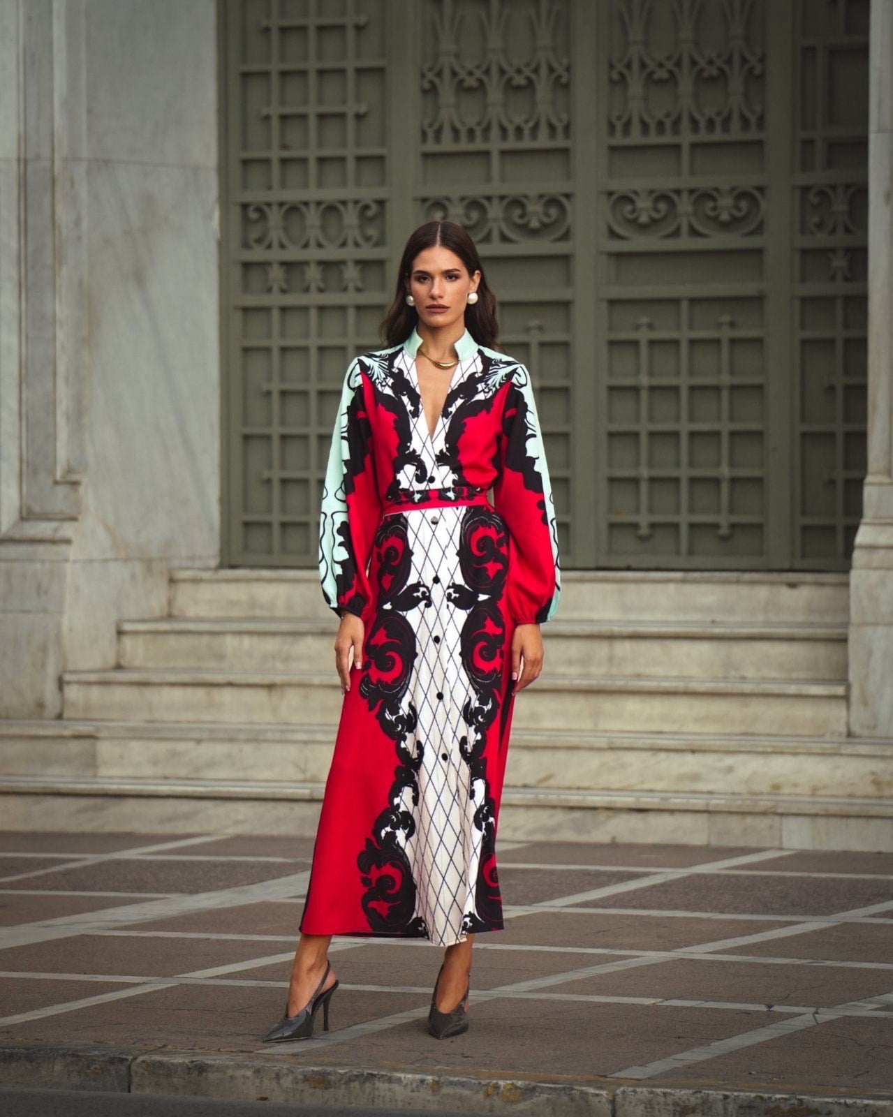 EXTRAVAGANT LONG DRESS - Vesta Donna