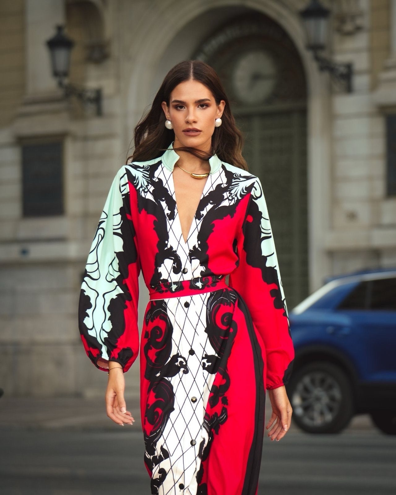 EXTRAVAGANT LONG DRESS - Vesta Donna