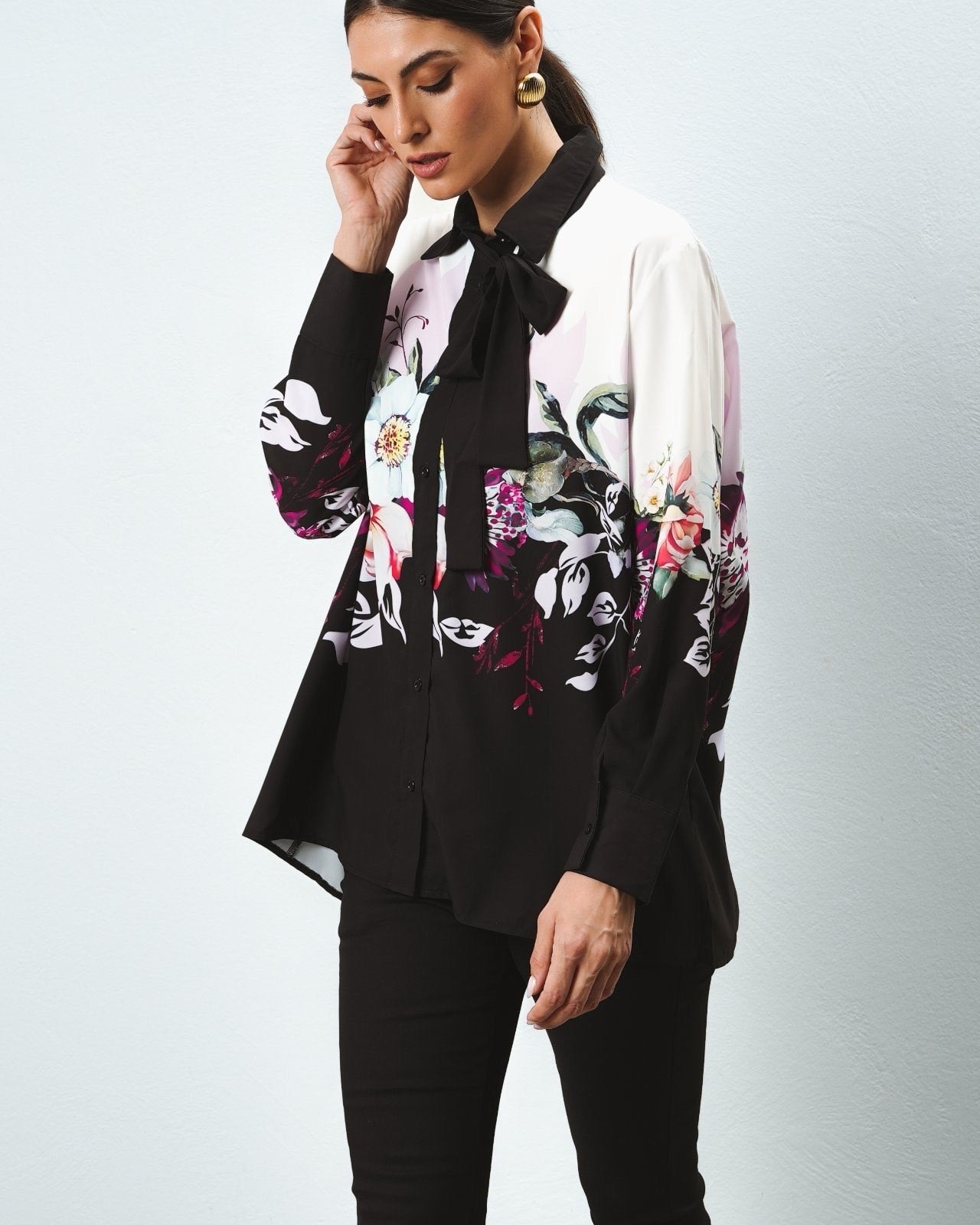 BLACK SWAN SHIRT - Vesta Donna