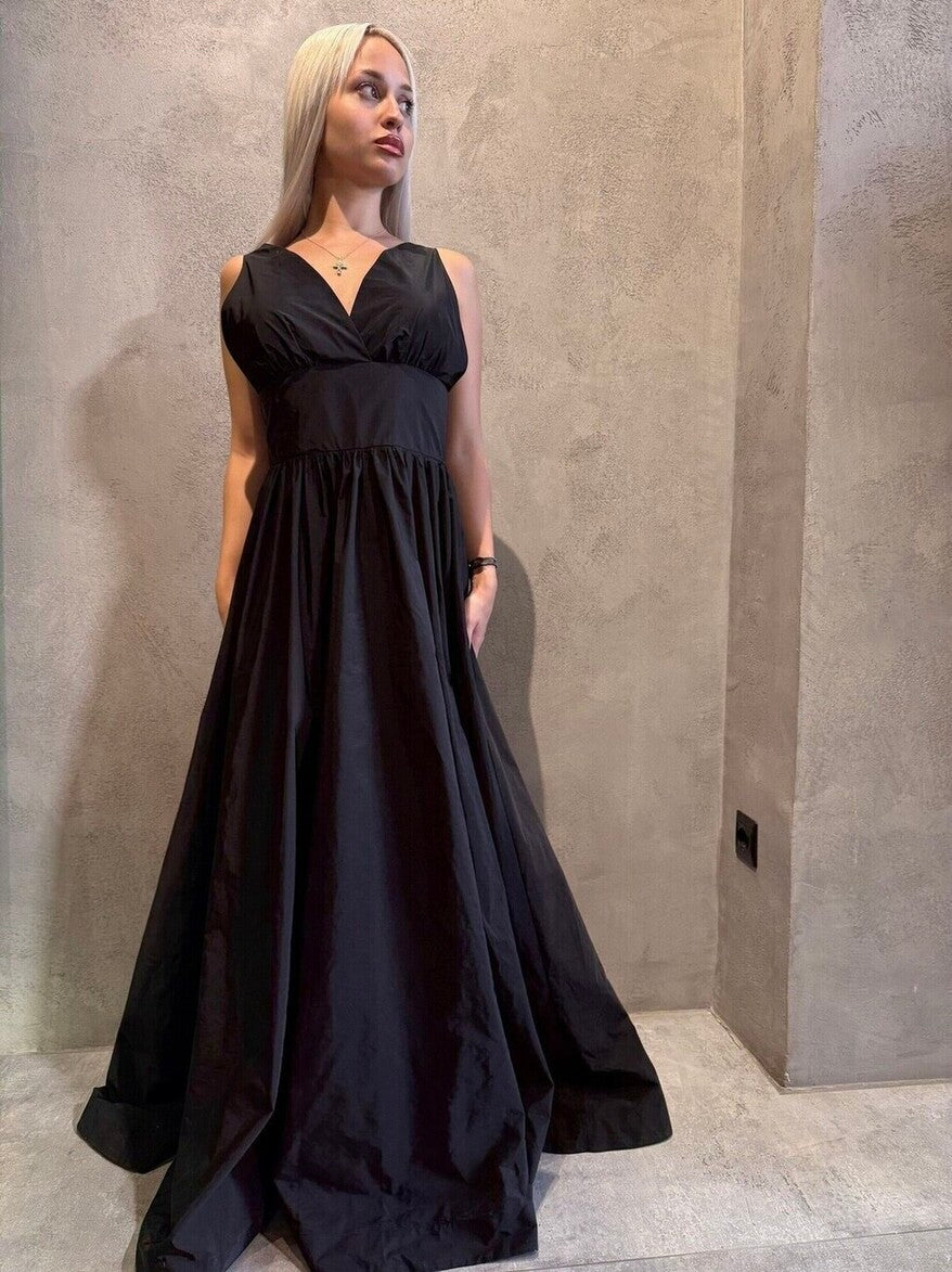 ANGELINA DRESS BLACK - Vesta Donna