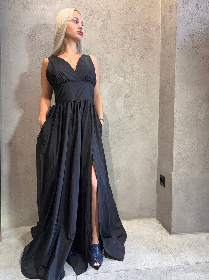 ANGELINA DRESS BLACK - Vesta Donna