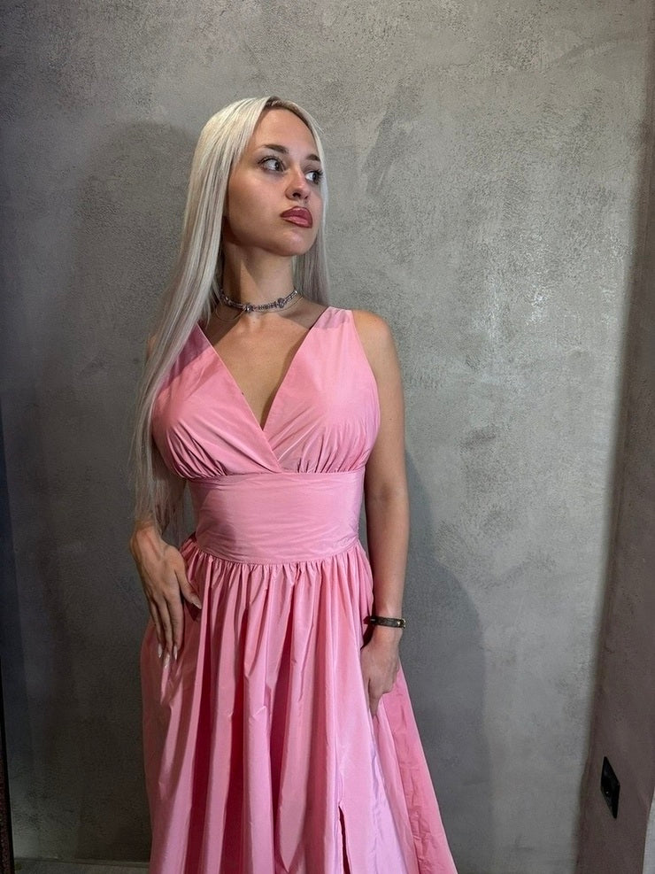 ANGELINA DRESS PINK - Vesta Donna
