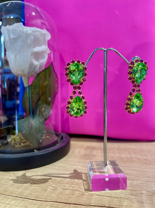 Vesta Donna ΣΚΟΥΛΑΡΙΚΙΑ ΜΕ ΜΕΓΑΛΑ ΠΡΑΣΙΝΑ ΣΤΡΑΣ - Vesta Donna