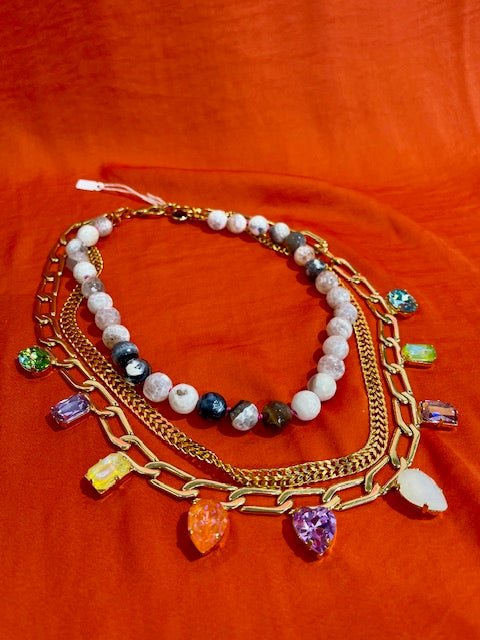 Vesta Donna ΚΟΛΙΕ ΜΕ ΧΡΩΜΑΤΙΣΤΑ ΣΤΡΑΣ - Vesta Donna