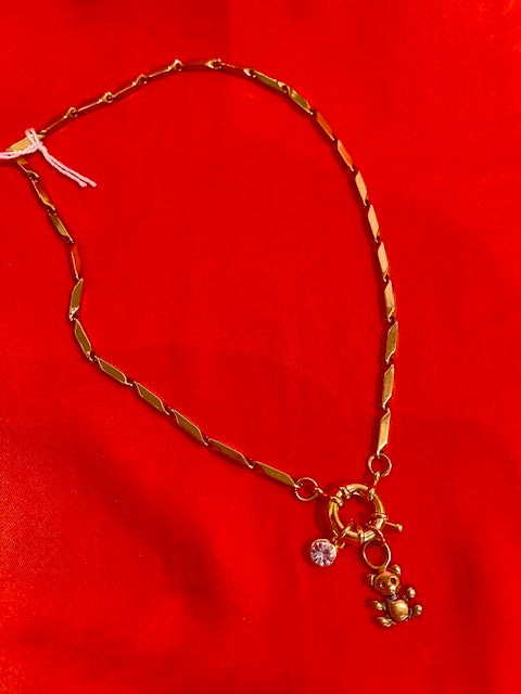 Vesta Donna ΚΟΛΙΕ ΑΡΚΟΥΔΑΚΙ ΜΕ ΣΤΡΑΣ - Vesta Donna