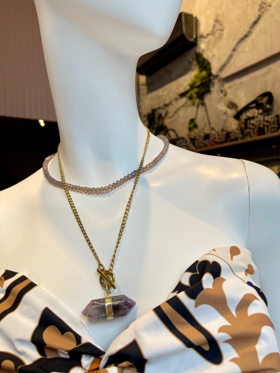 Vesta Donna ΔΙΠΛΟ ΚΟΛΙΕ ΜΕ ΚΡΥΣΤΑΛΛΟ - Vesta Donna