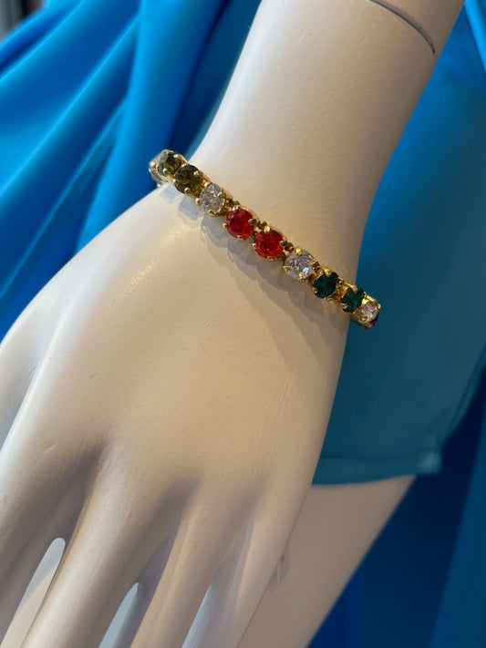 ΒΡΑΧΙΟΛΙ ΜΕ ΠΟΛΥΧΡΩΜΑ ΣΤΡΑΣ - Vesta Donna