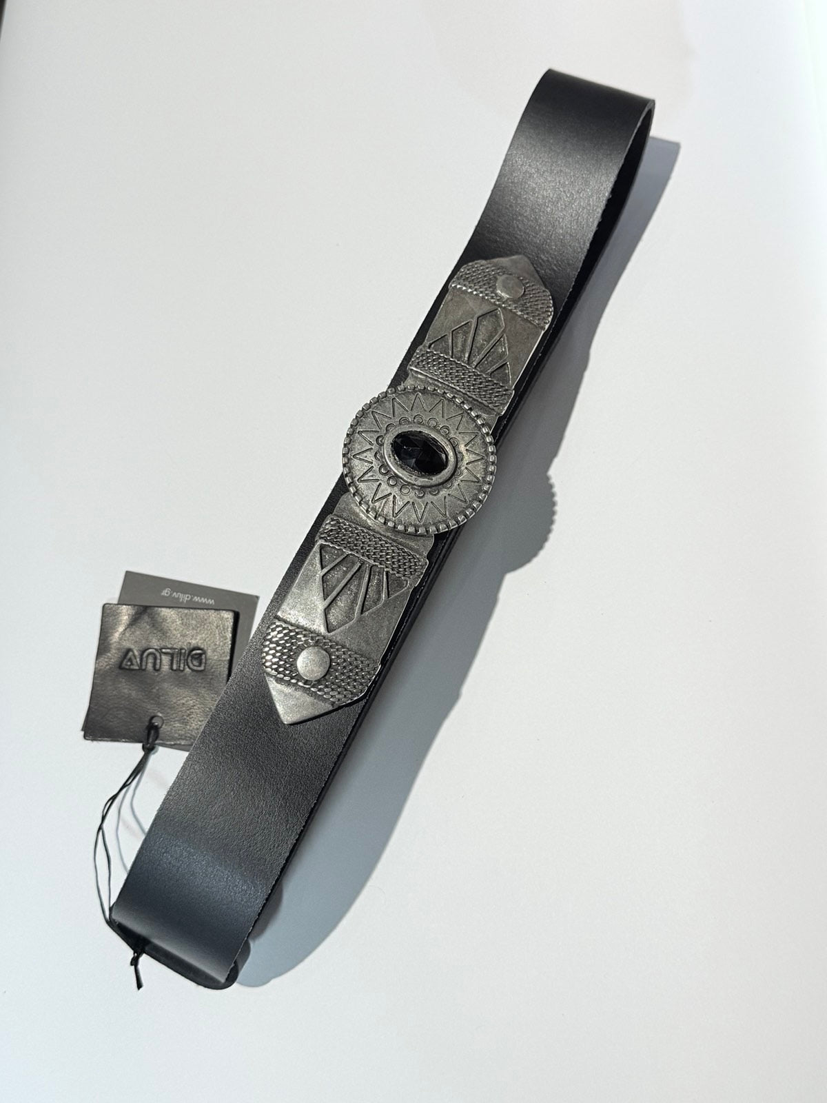 ERIFILI BELT BLACK SILVER