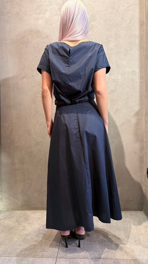SANDRA SKIRT DARK BLUE - Vesta Donna