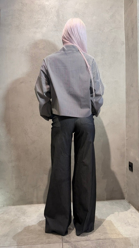 ZETA PANTS DARK GREY - Vesta Donna