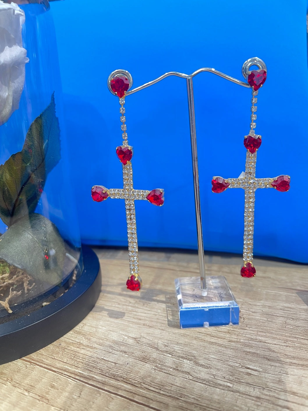 Vesta Donna ΣΚΟΥΛΑΡΙΚΙΑ ΣΤΑΥΡΟΣ ΜΕ ΚΑΡΔΙΕΣ - Vesta Donna