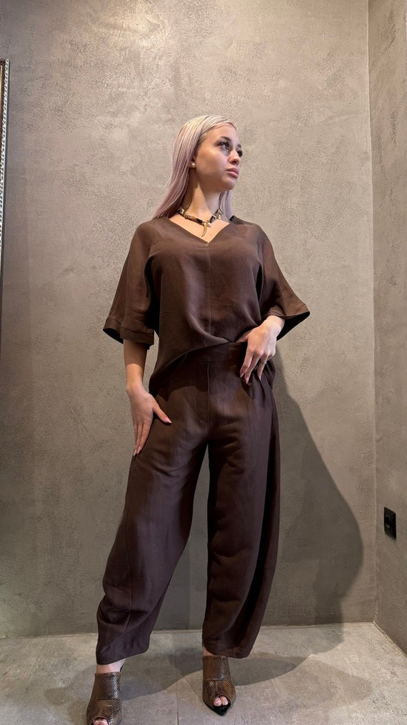 KATIE SET BROWN - Vesta Donna