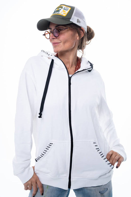 SASSY HOODY WHITE