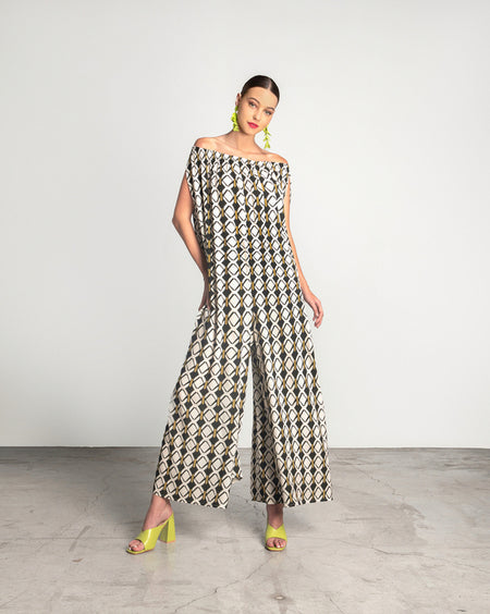 ALEX JUMPSUIT BROWN - Vesta Donna