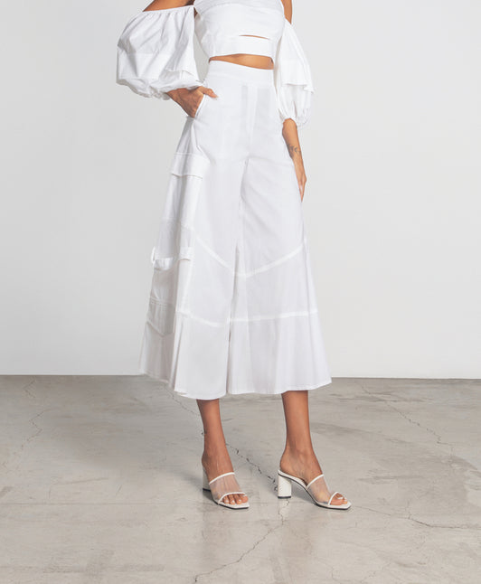 VIKTORIA PANTS WHITE - Vesta Donna