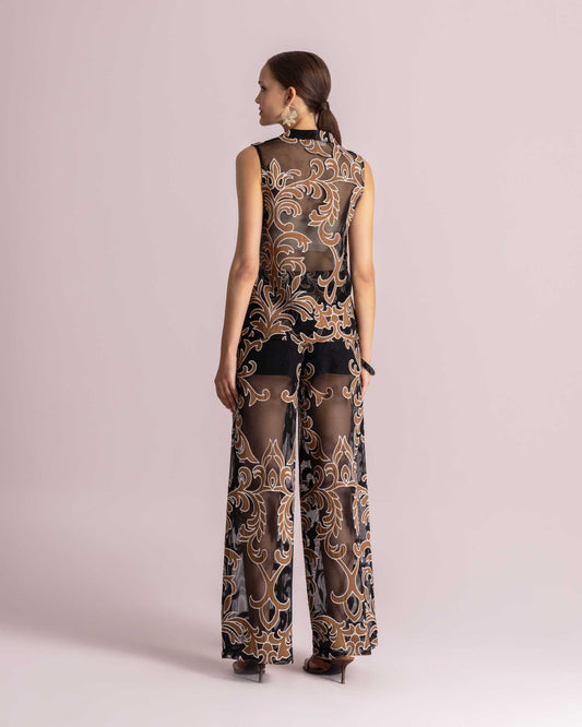 KALLIOPI SLEEVELESS SET BLACK