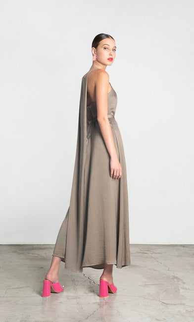 MACEY DRESS KHAKI - Vesta Donna