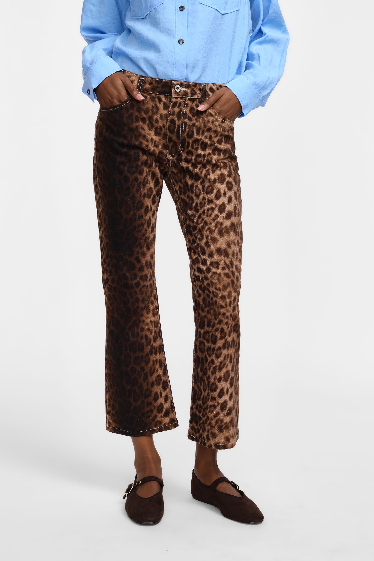 SEENA PANTS ANIMAL - Vesta Donna