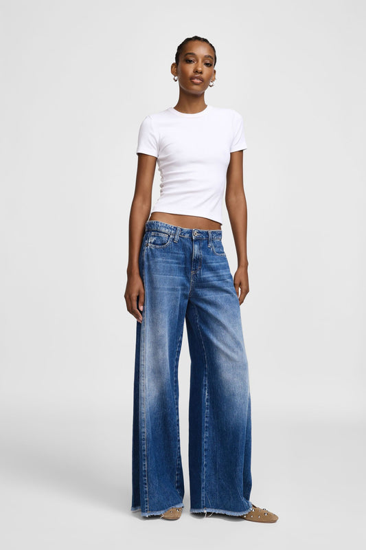 RIEL WIDE LEG JEANS - Vesta Donna