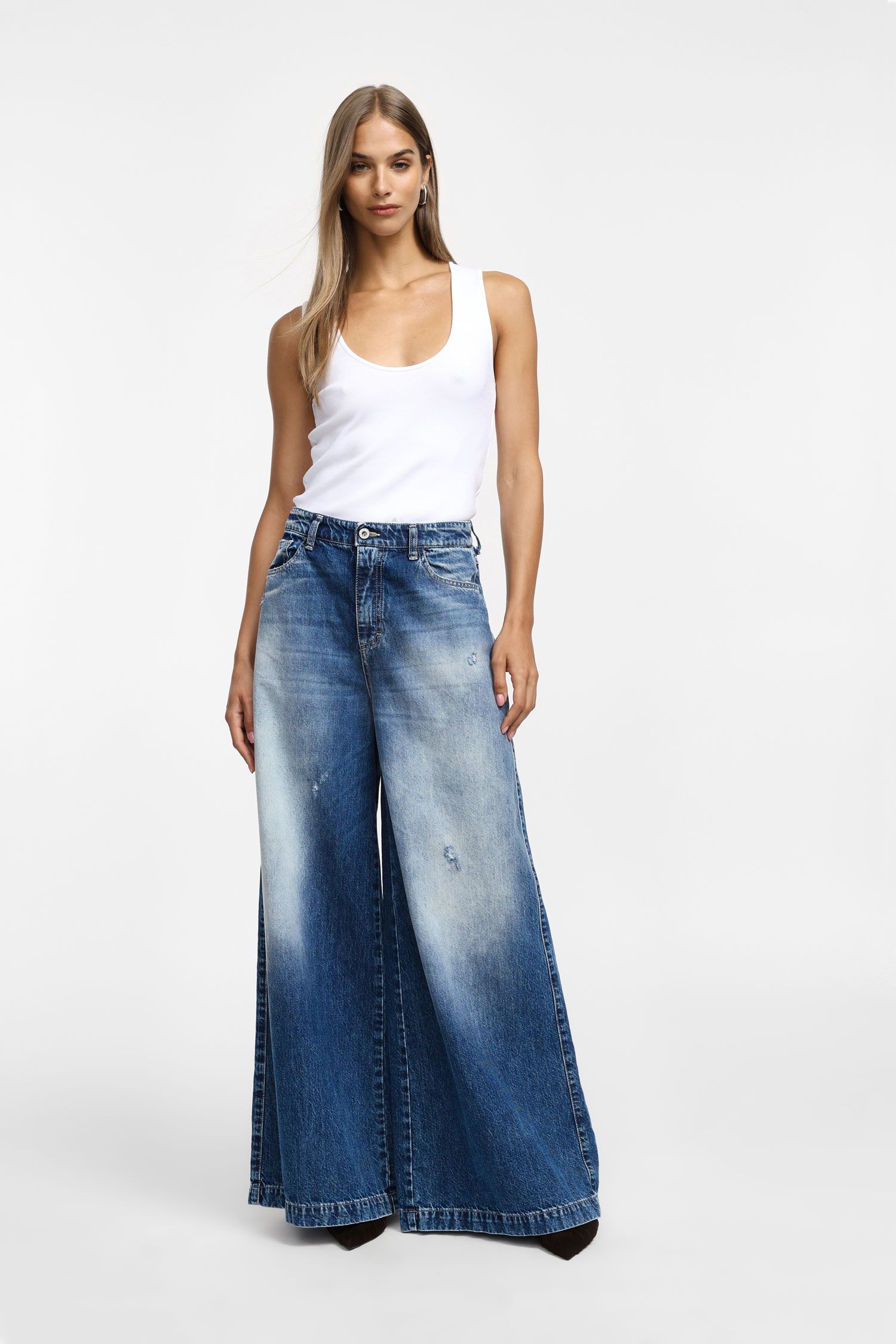 KAILI WIDE LEG JEANS - Vesta Donna