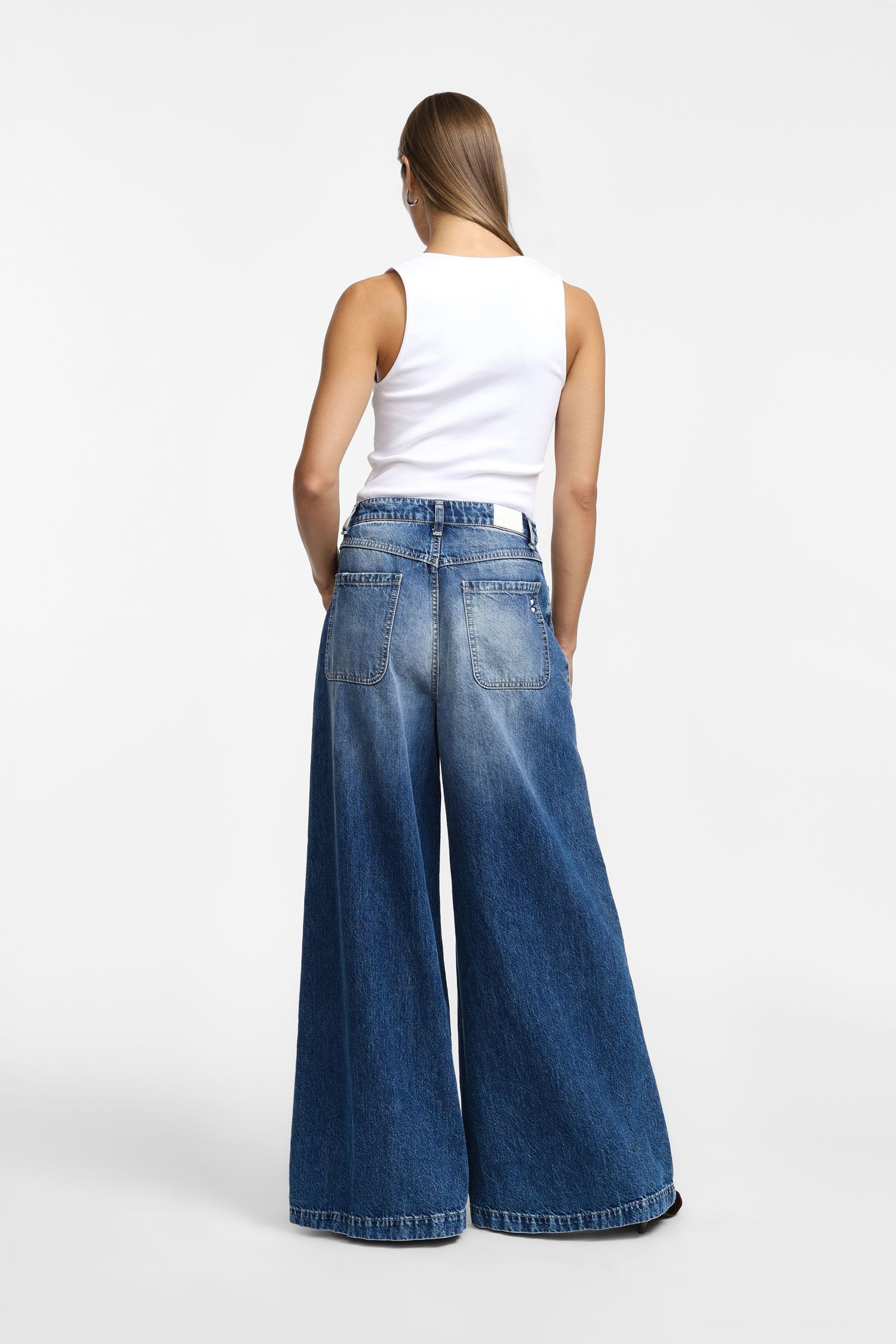 KAILI WIDE LEG JEANS - Vesta Donna