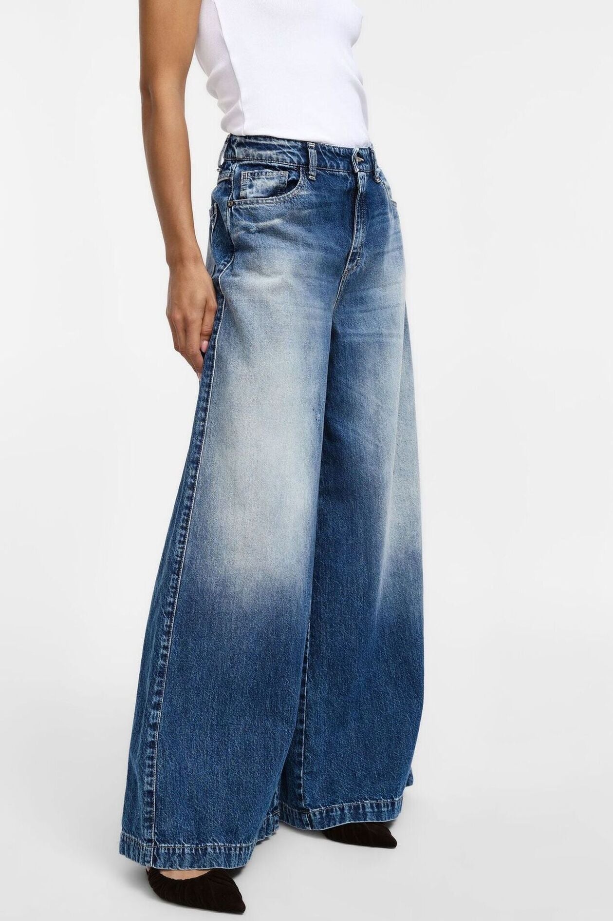 KAILI WIDE LEG JEANS - Vesta Donna