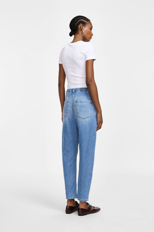 LEXI MOM FIT JEANS LIGHT BLUE - Vesta Donna