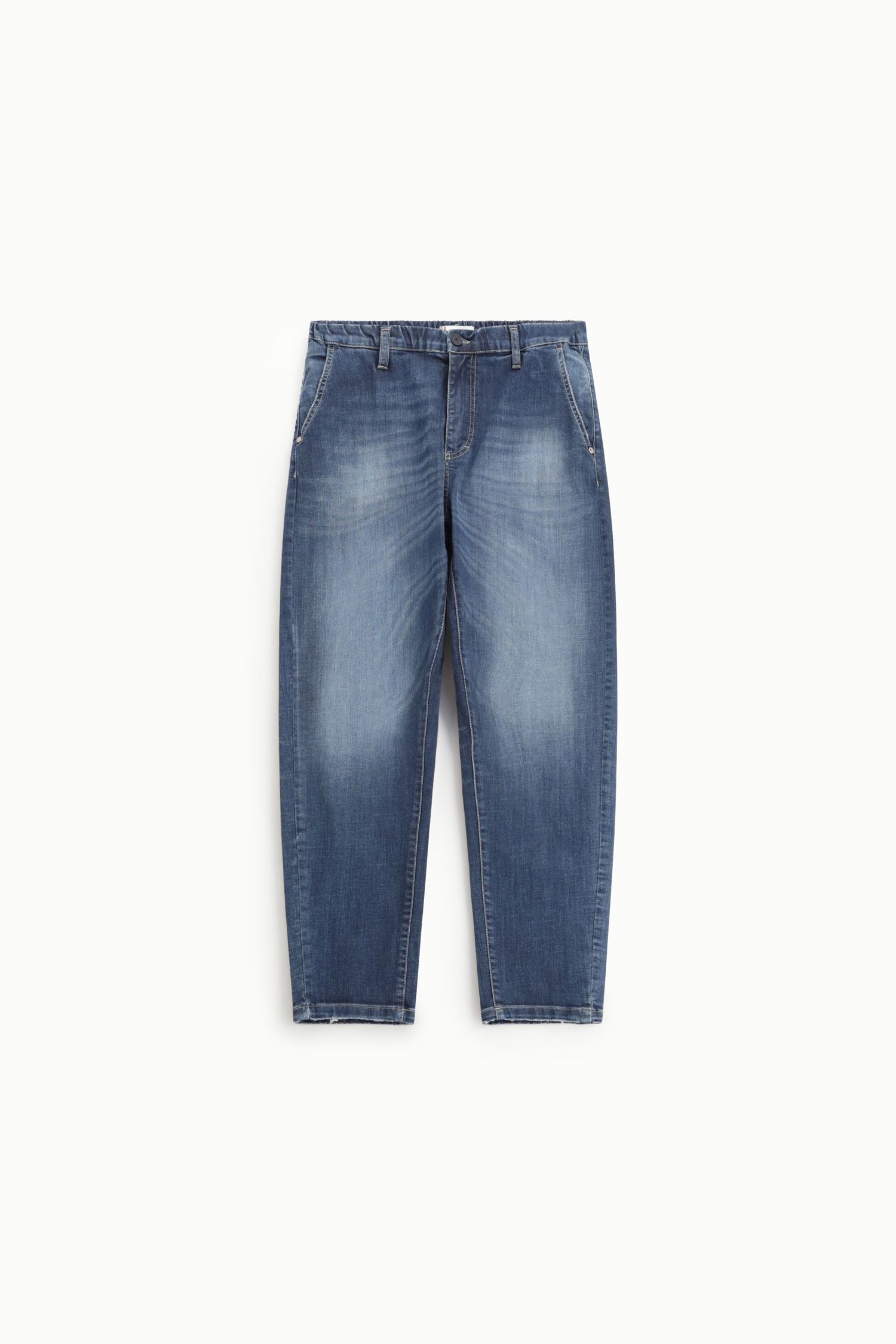 LEXI MOM FIT JEANS DARK BLUE - Vesta Donna