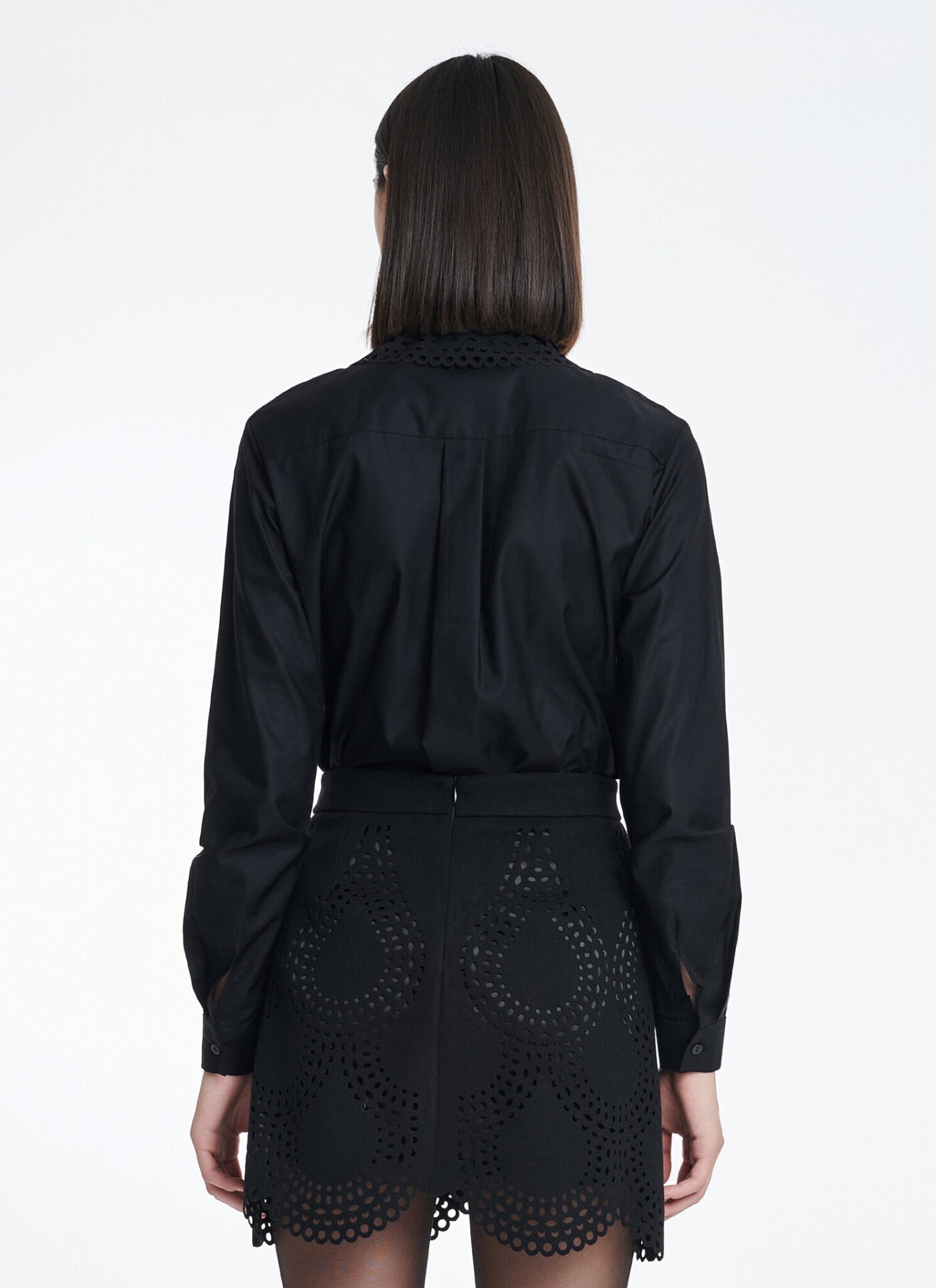 Cutcuutur MELANIA SHIRT BLACK - Vesta Donna