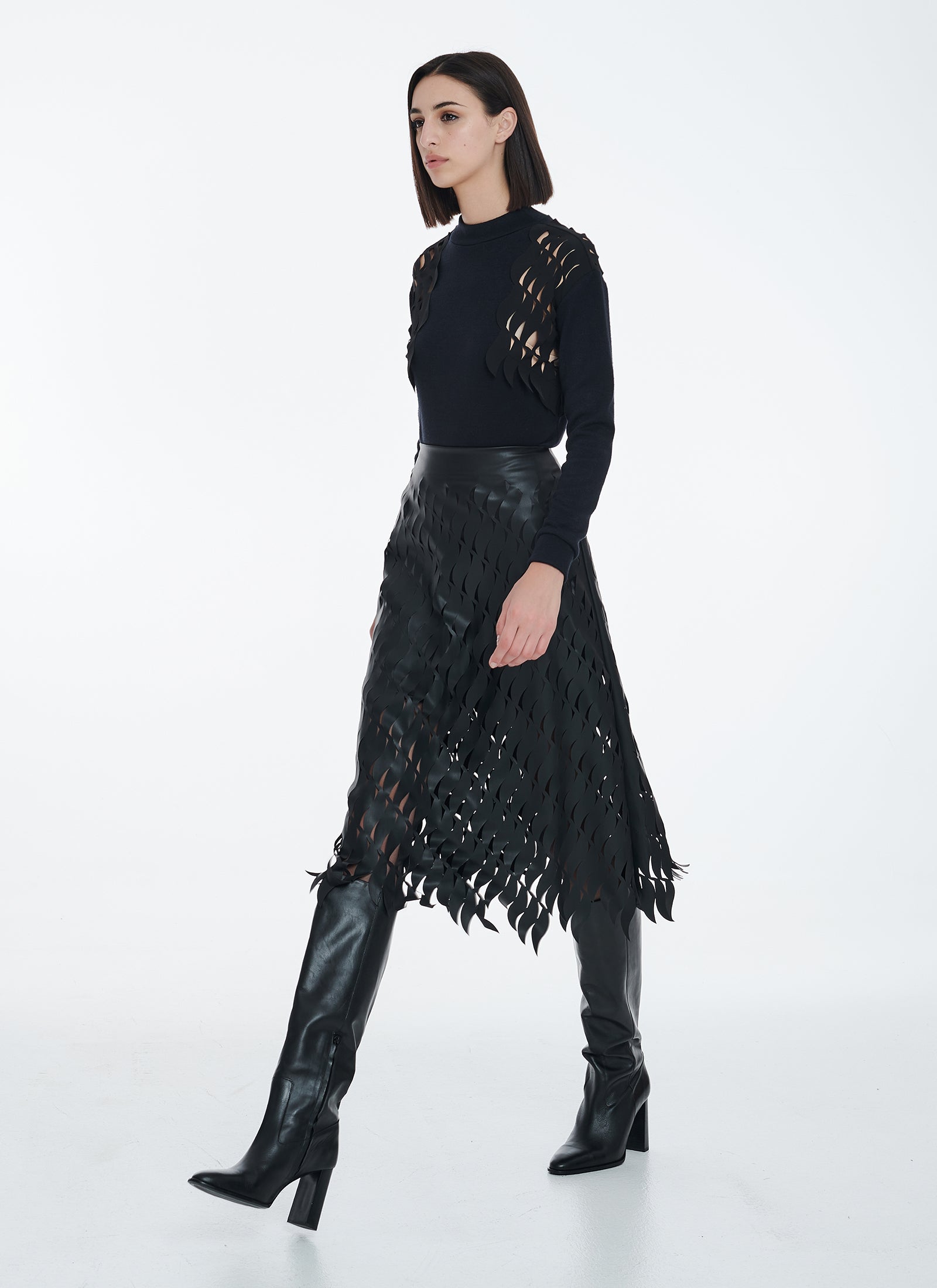 Cutcuutur PEONIA BLACK BLOUSE - Vesta Donna