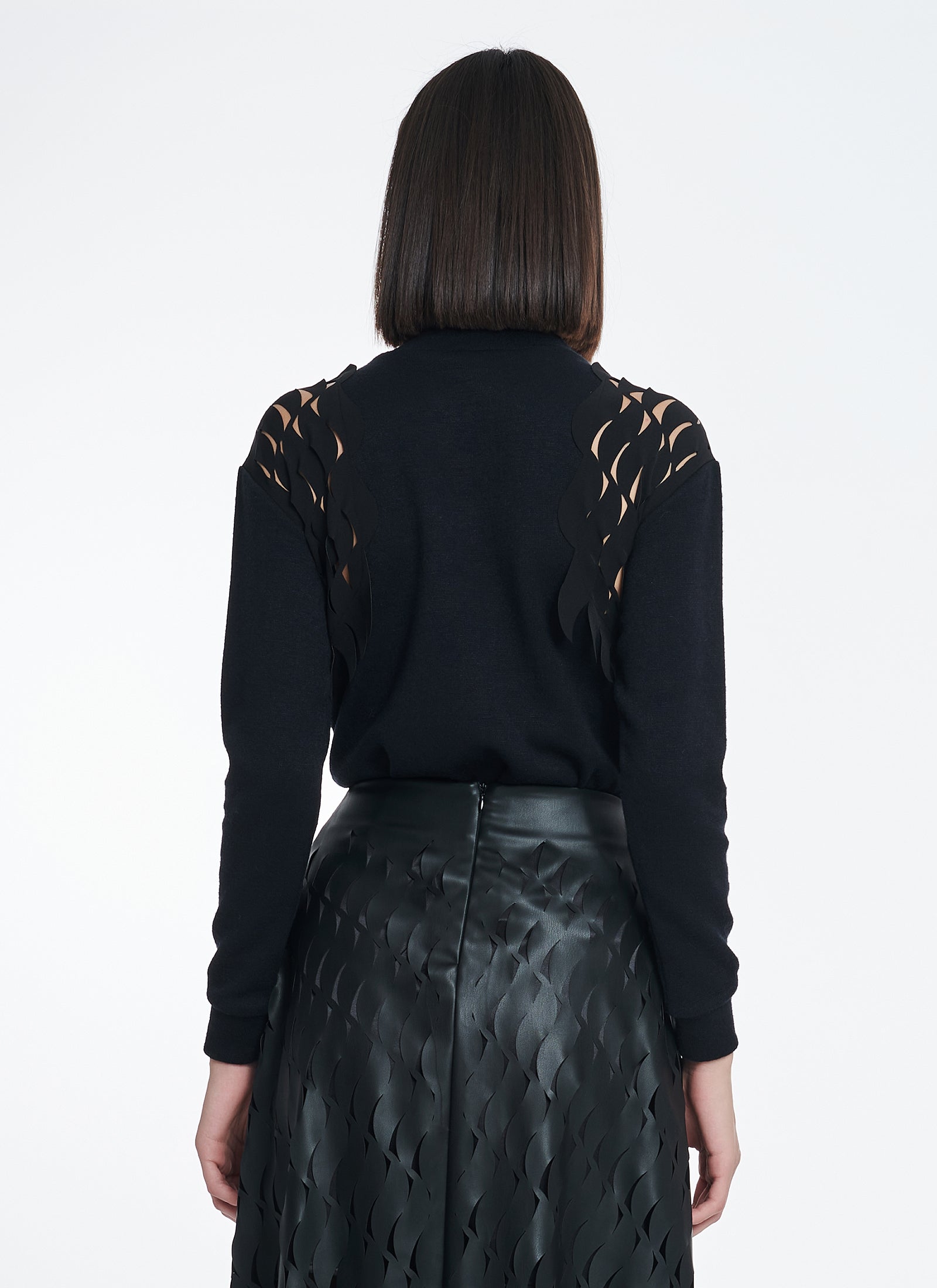 Cutcuutur PEONIA BLACK BLOUSE - Vesta Donna