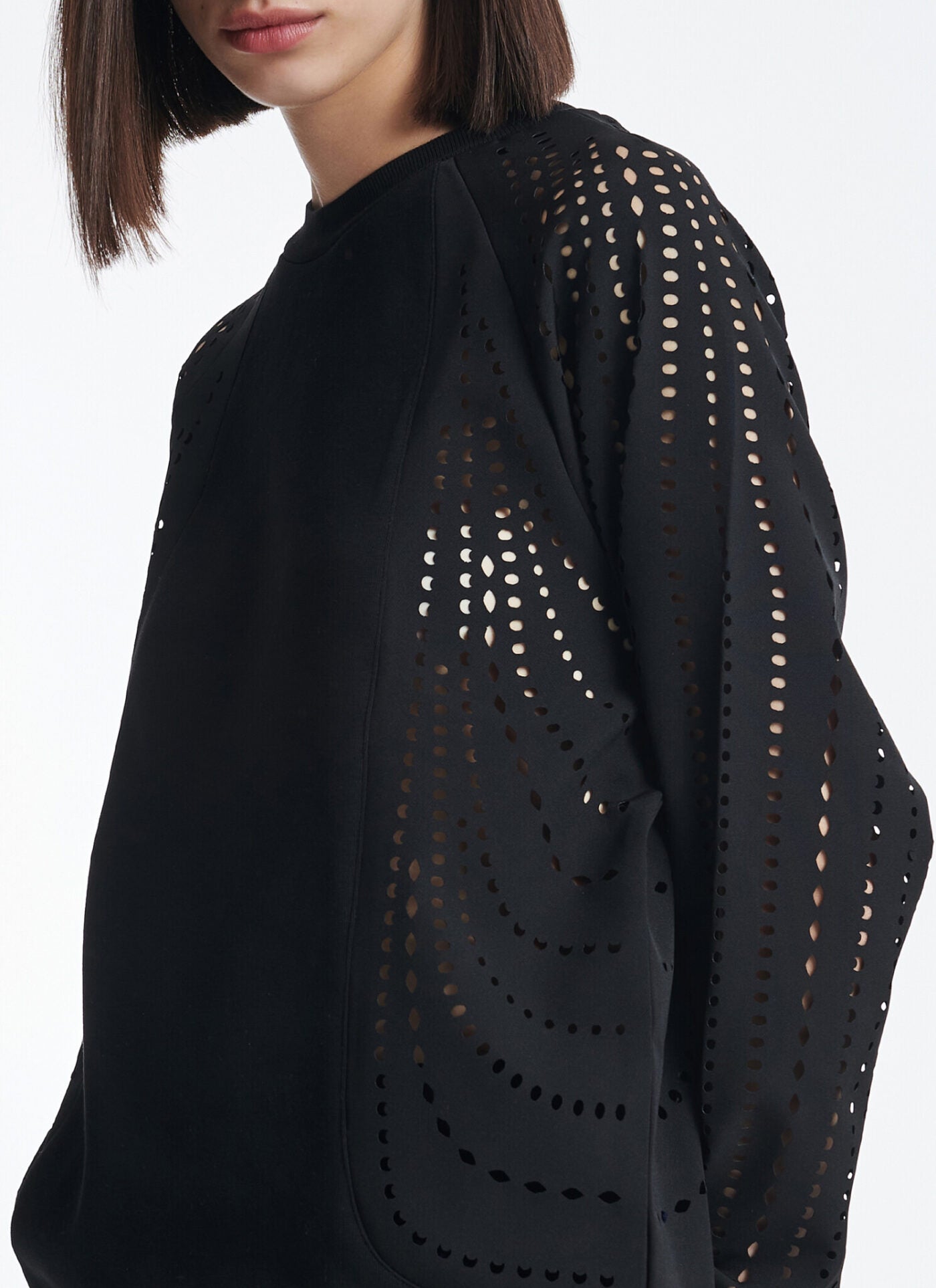 Cutcuutur BRONX BLACK SWEATSHIRT - Vesta Donna