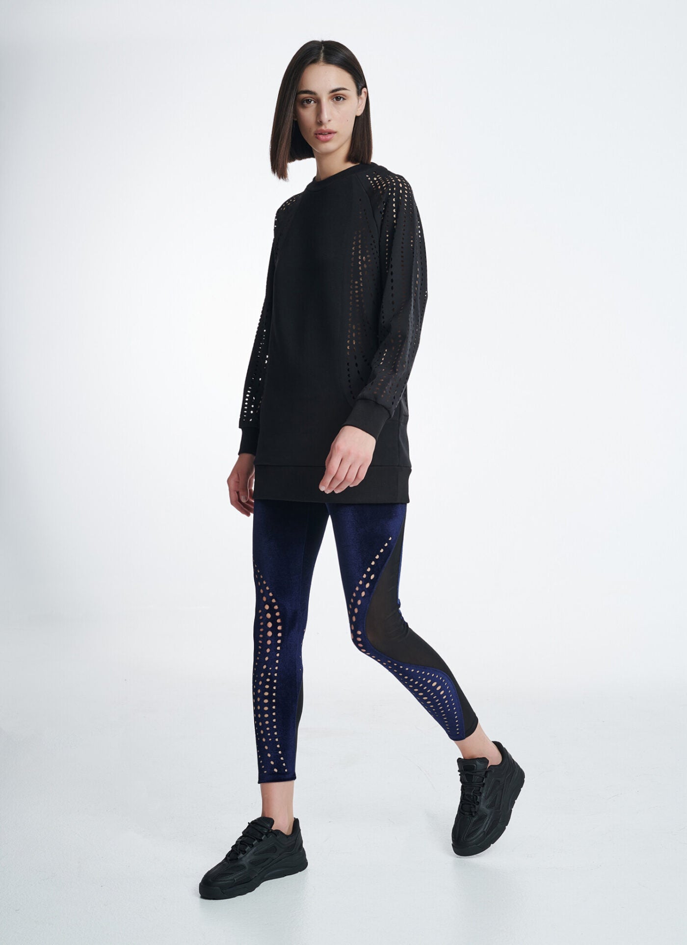 Cutcuutur BRONX BLACK SWEATSHIRT - Vesta Donna