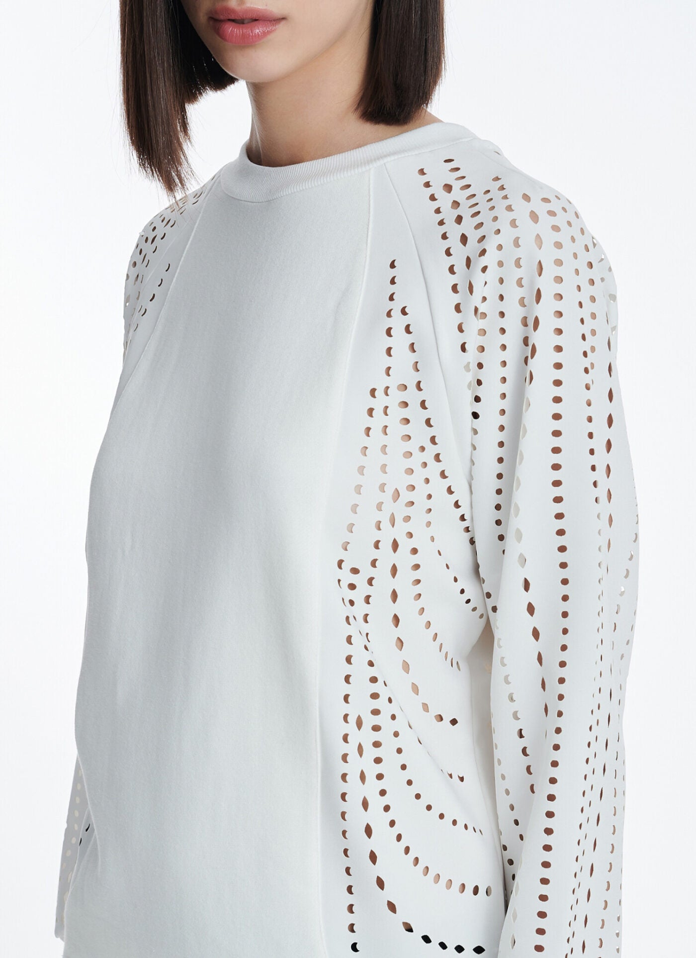 Cutcuutur BRONX WHITE SWEATSHIRT - Vesta Donna