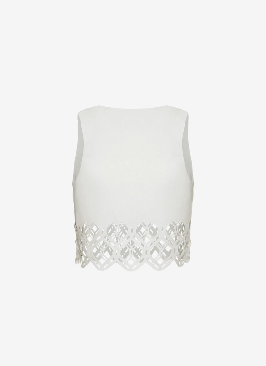 FIONA CROP TOP WHITE - Vesta Donna