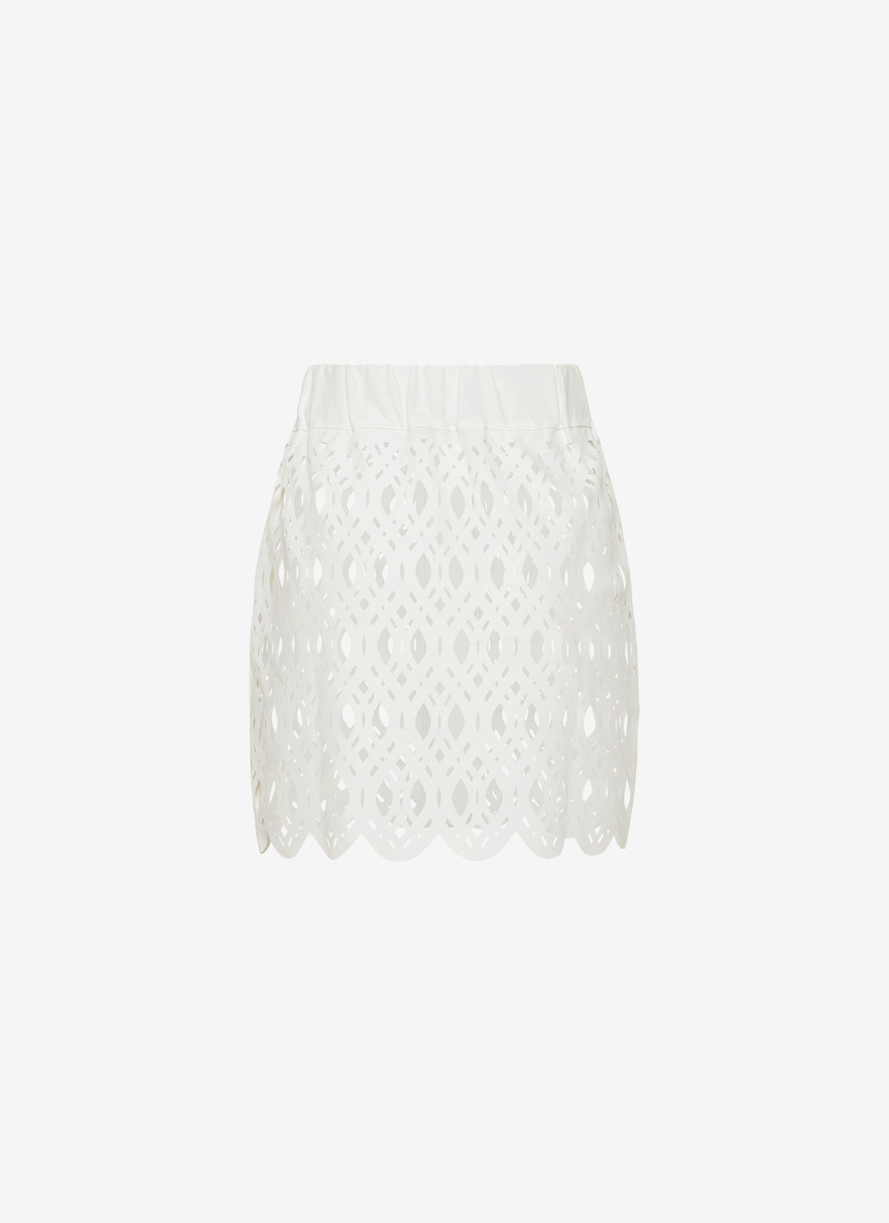 SHANNON MINI SKIRT WHITE - Vesta Donna