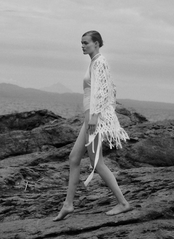FIRELLA KIMONO WHITE - Vesta Donna