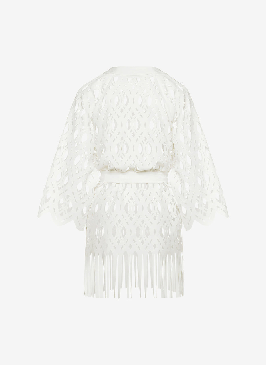 FIRELLA KIMONO WHITE - Vesta Donna