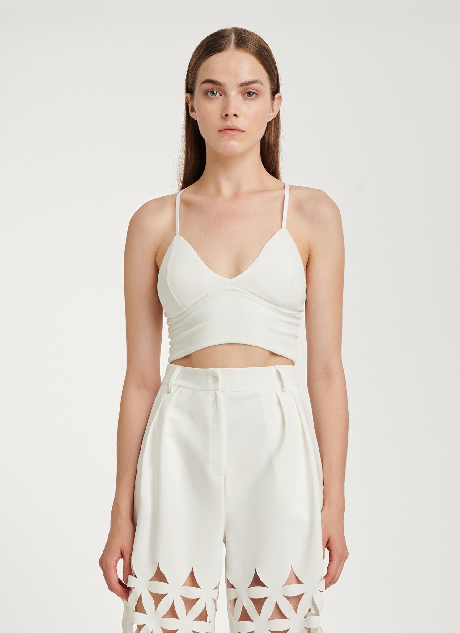 MICHEL TOP WHITE - Vesta Donna