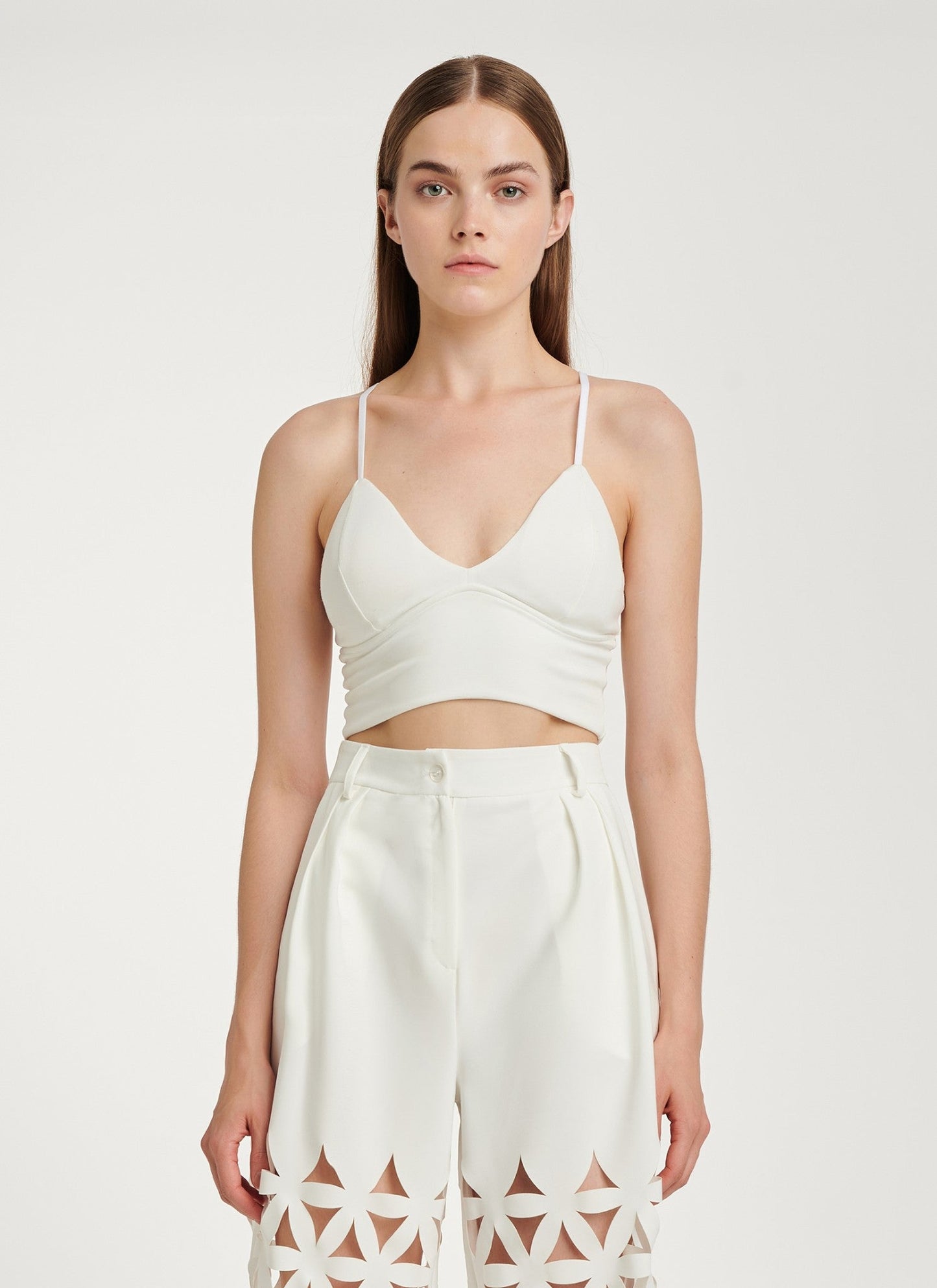 Cutcuutur MICHELE TOP WHITE - Vesta Donna