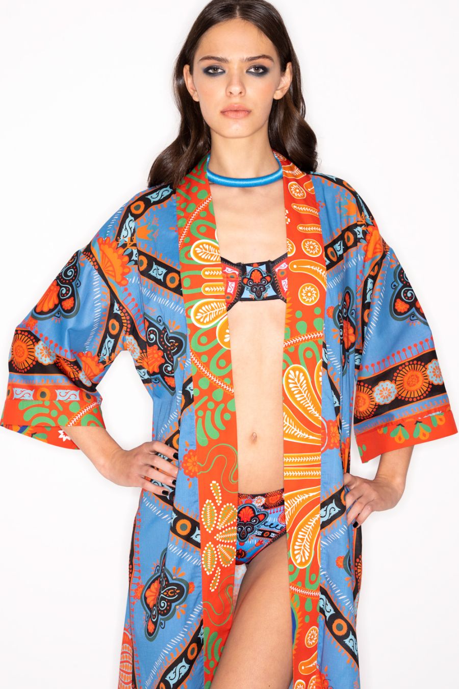 Peace & Chaos BUDDING KIMONO - Vesta Donna