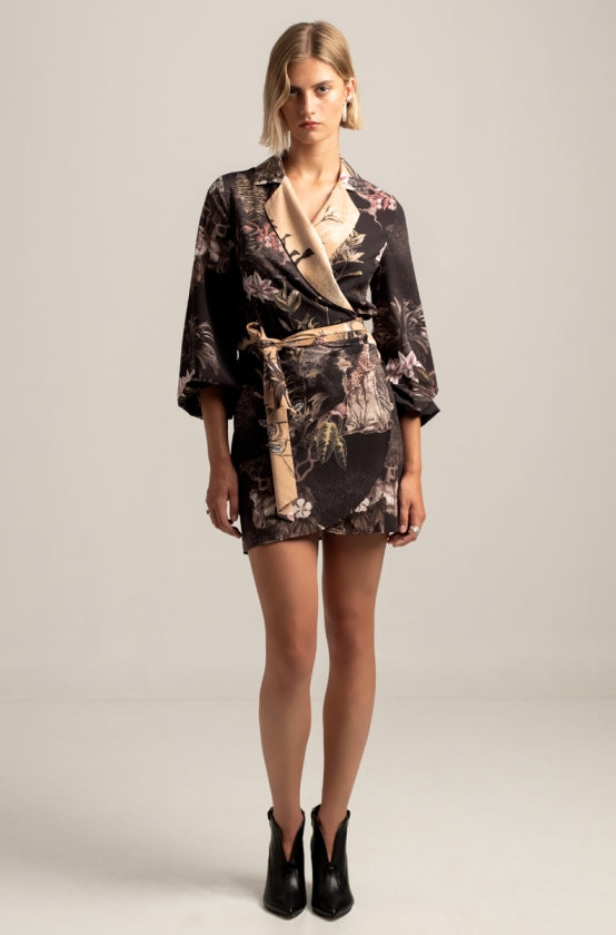 Peace & Chaos RELIC WRAP MINI DRESS - Vesta Donna