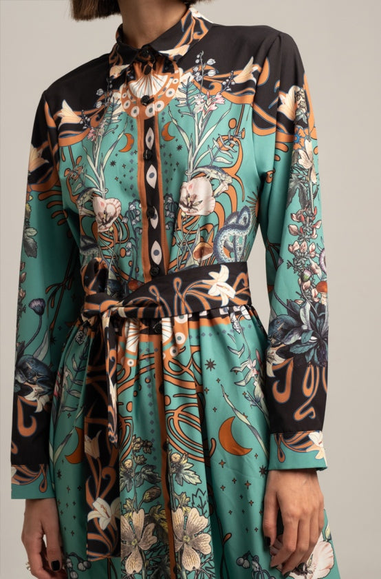 Peace & Chaos ANTHOLOGY SHIRTDRESS - Vesta Donna