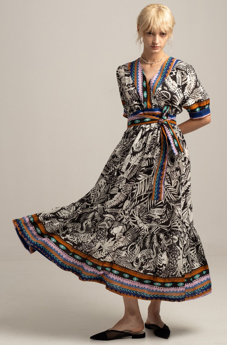 Peace & Chaos FLORA LONG DRESS - Vesta Donna