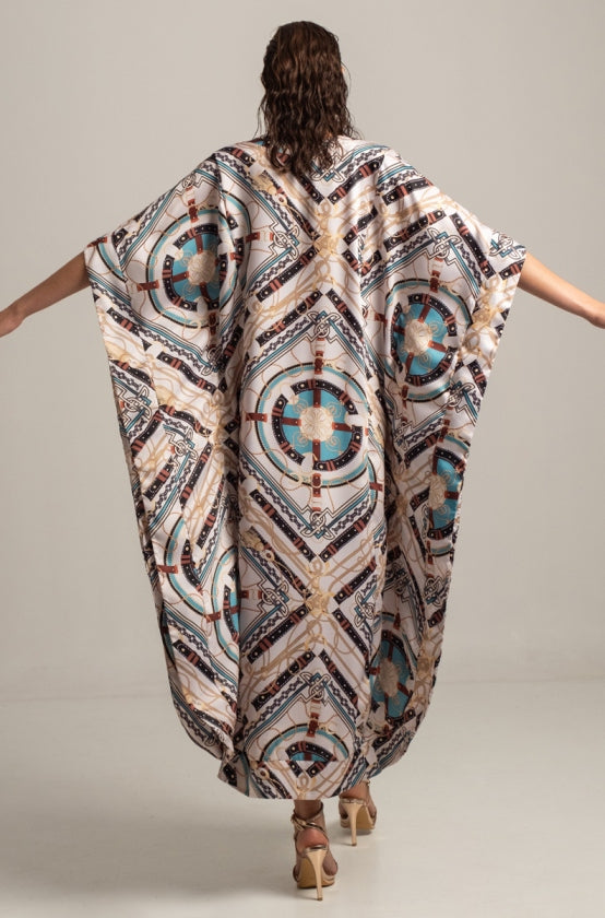 Peace & Chaos ANTHOPOSOPHY SILKY MAXI KAFTAN - Vesta Donna