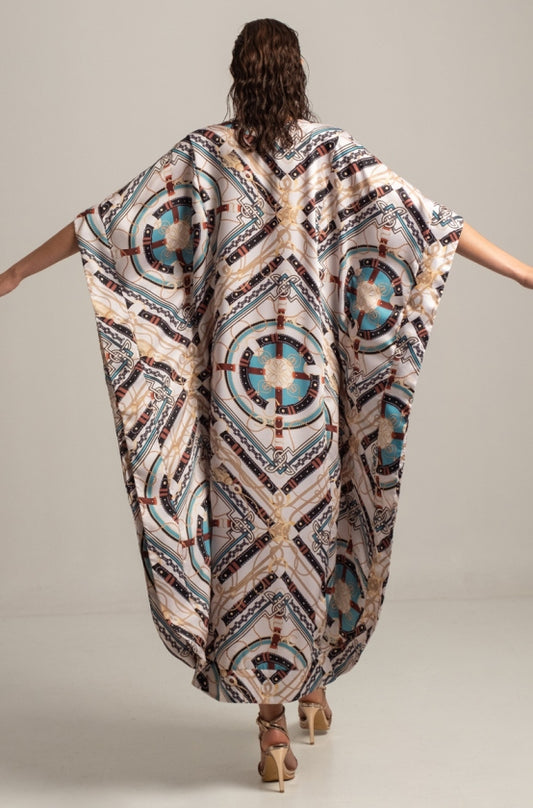 Peace & Chaos ANTHOPOSOPHY SILKY MAXI KAFTAN - Vesta Donna