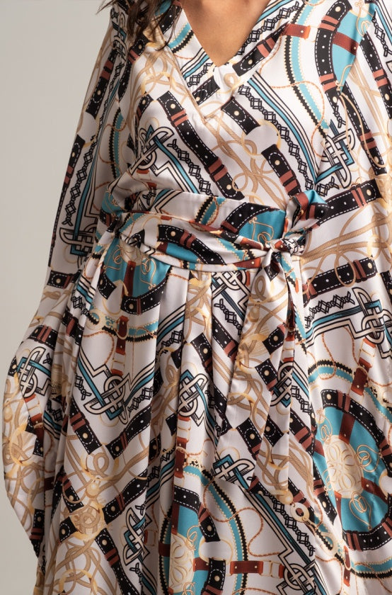 Peace & Chaos ANTHOPOSOPHY SILKY MAXI KAFTAN - Vesta Donna