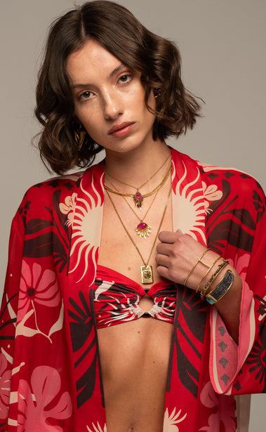 PASSIONFLOWER KIMONO